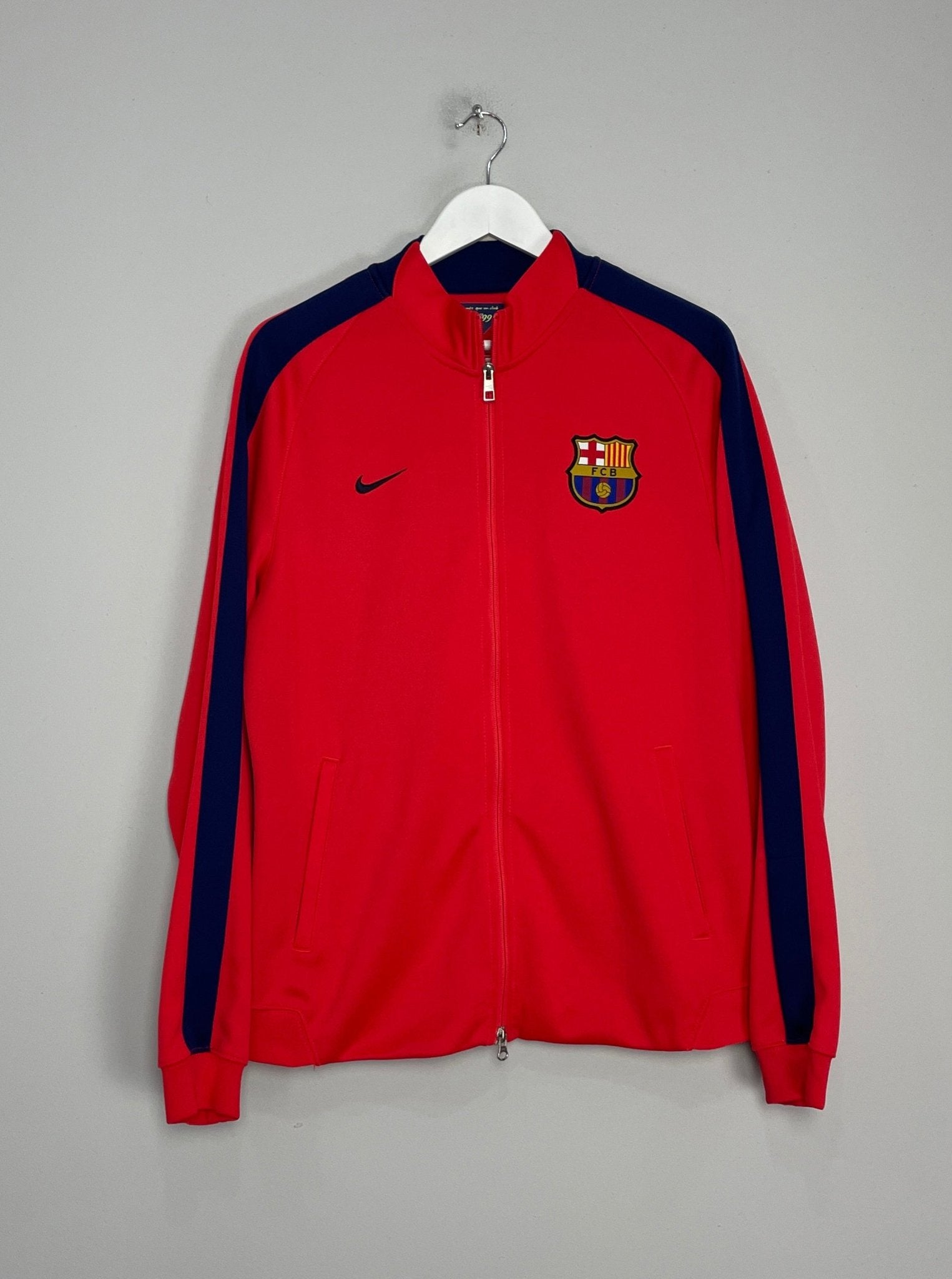 Shop 2014/15 BARCELONA TRACK JACKET (L) NIKE, classic football shirts, vintage football shirts & retro soccer jerseys at Cult Kits