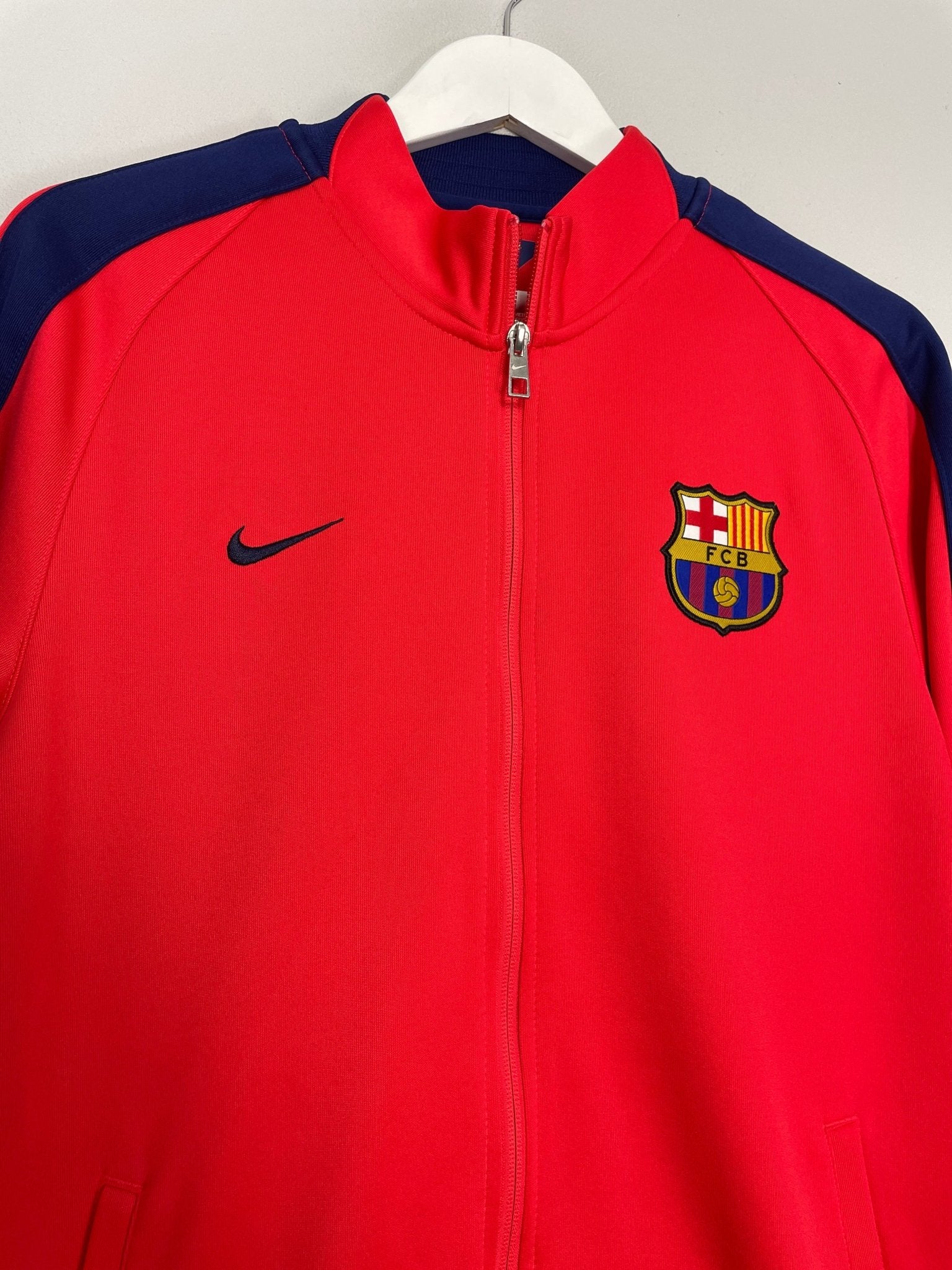 Shop 2014/15 BARCELONA TRACK JACKET (L) NIKE, classic football shirts, vintage football shirts & retro soccer jerseys at Cult Kits