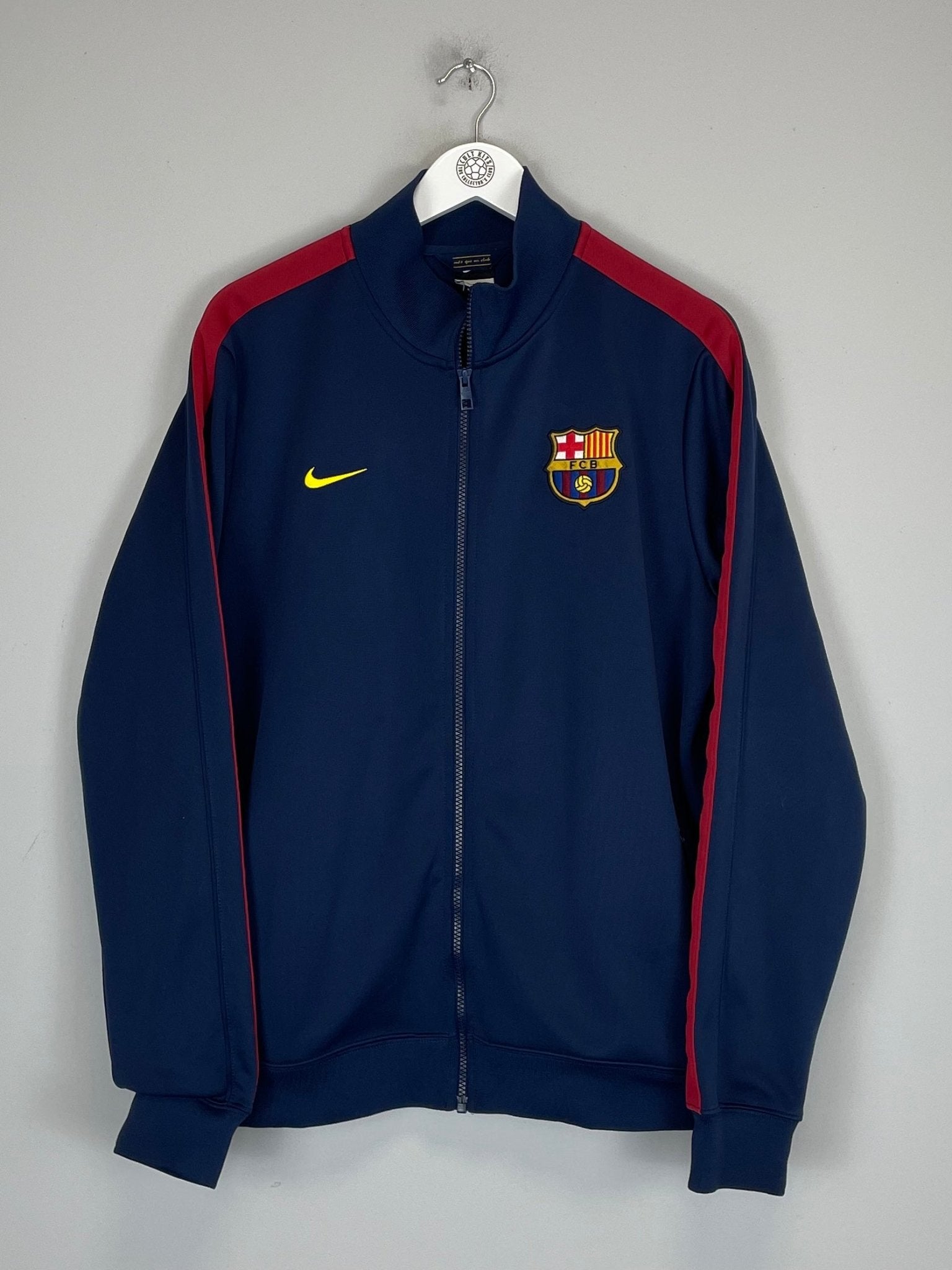 Shop 2014/15 BARCELONA TRACKSUIT TOP (XL) NIKE, classic football shirts, vintage football shirts & retro soccer jerseys at Cult Kits