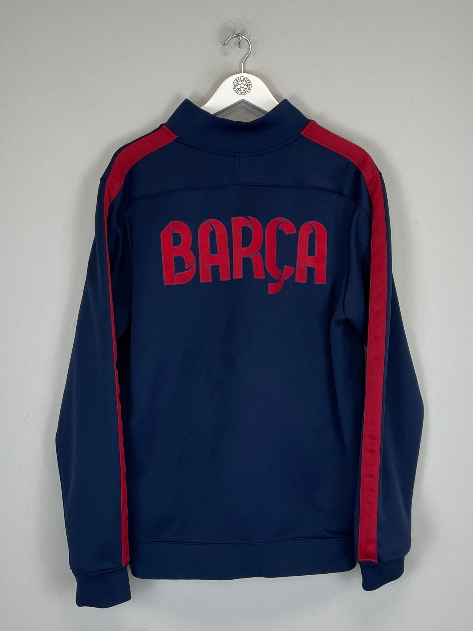 Shop 2014/15 BARCELONA TRACKSUIT TOP (XL) NIKE, classic football shirts, vintage football shirts & retro soccer jerseys at Cult Kits
