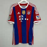 Shop 2014/15 BAYERN MUNICH ALONSO #3 HOME SHIRT (L) ADIDAS, classic football shirts, vintage football shirts & retro soccer jerseys at Cult Kits