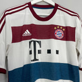 Shop 2014/15 BAYERN MUNICH AWAY SHIRT (L) ADIDAS, classic football shirts, vintage football shirts & retro soccer jerseys at Cult Kits