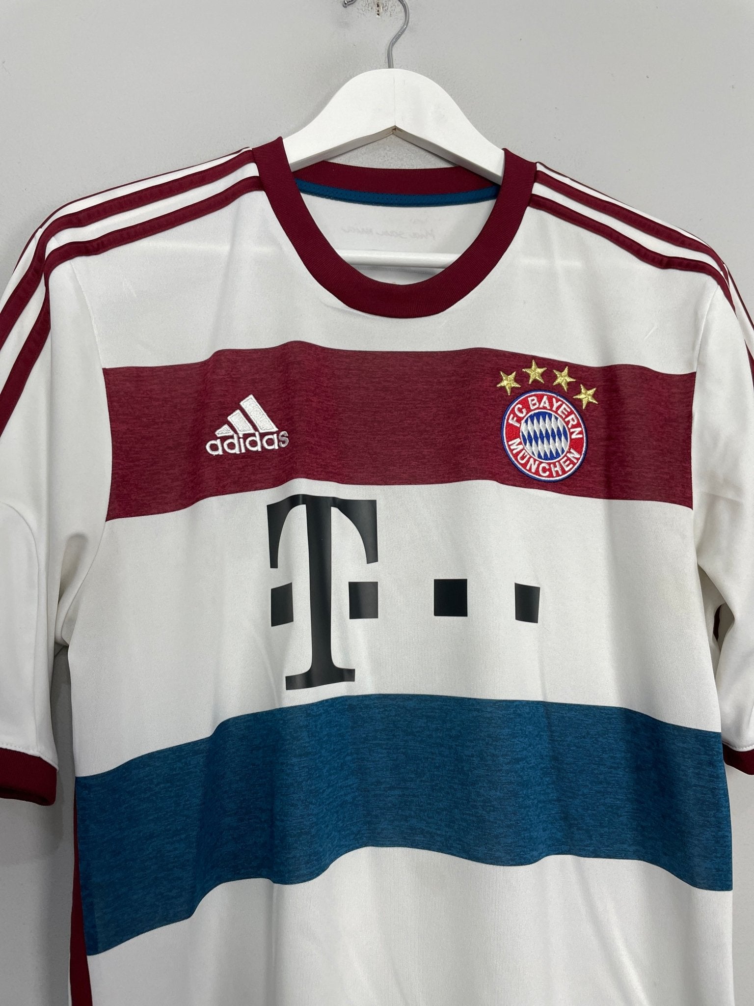 Shop 2014/15 BAYERN MUNICH AWAY SHIRT (L) ADIDAS, classic football shirts, vintage football shirts & retro soccer jerseys at Cult Kits