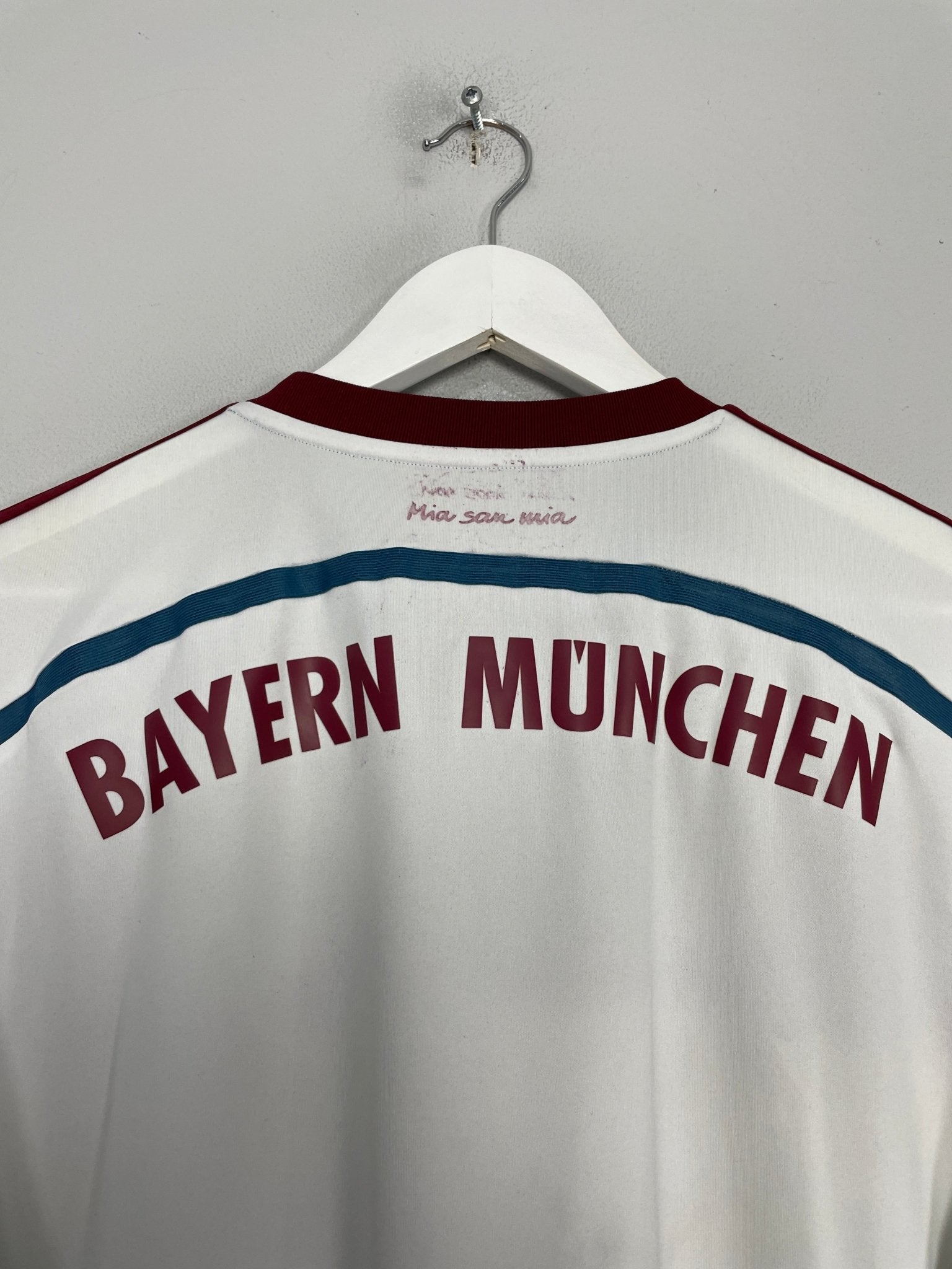 Shop 2014/15 BAYERN MUNICH AWAY SHIRT (L) ADIDAS, classic football shirts, vintage football shirts & retro soccer jerseys at Cult Kits