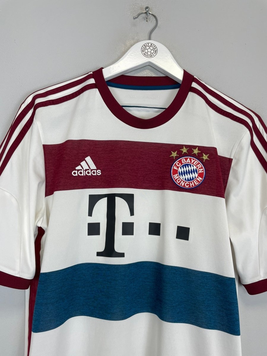 2014/15 BAYERN MUNICH AWAY SHIRT (M) ADIDAS - Cult Kits - Medium - Buy Vintage Football Shirts, Authentic Retro Football Shirts For Sale, Classic Football Shirts & Soccer Jersey