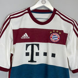 2014/15 BAYERN MUNICH AWAY SHIRT (M) ADIDAS - Cult Kits - Medium - Buy Vintage Football Shirts, Authentic Retro Football Shirts For Sale, Classic Football Shirts & Soccer Jersey