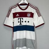 2014/15 BAYERN MUNICH AWAY SHIRT (M) ADIDAS - Cult Kits - Medium - Buy Vintage Football Shirts, Authentic Retro Football Shirts For Sale, Classic Football Shirts & Soccer Jersey