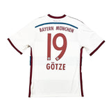 Buy 2014/15 Bayern Munich Gotze 19 Away Shirt (L) Adidas ~ Free worldwide shipping ~ Authentic Vintage Football Shirts from Cult Kits