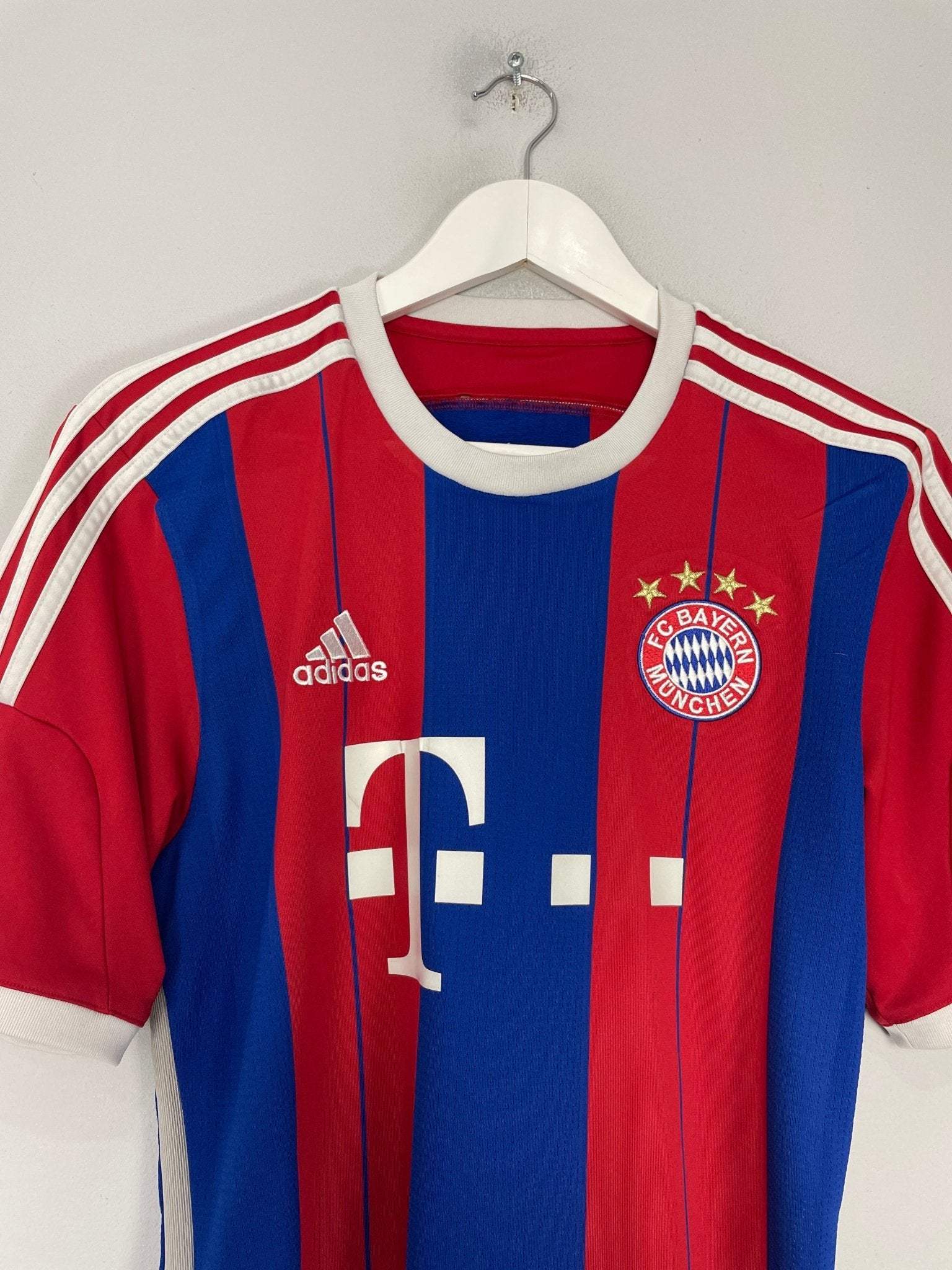 Shop 2014/15 BAYERN MUNICH HOME SHIRT (M) ADIDAS, classic football shirts, vintage football shirts & retro soccer jerseys at Cult Kits