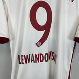 Shop 2014/15 BAYERN MUNICH LEWANDOWSKI #9 AWAY SHIRT (M) ADIDAS, classic football shirts, vintage football shirts & retro soccer jerseys at Cult Kits