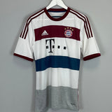Shop 2014/15 BAYERN MUNICH LEWANDOWSKI #9 AWAY SHIRT (M) ADIDAS, classic football shirts, vintage football shirts & retro soccer jerseys at Cult Kits