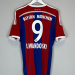 2014/15 BAYERN MUNICH LEWANDOWSKI 9 HOME SHIRT (M) ADIDAS - Cult Kits - Medium - Buy Vintage Football Shirts, Authentic Retro Football Shirts For Sale, Classic Football Shirts & Soccer Jersey