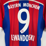 2014/15 BAYERN MUNICH LEWANDOWSKI 9 HOME SHIRT (M) ADIDAS - Cult Kits - Medium - Buy Vintage Football Shirts, Authentic Retro Football Shirts For Sale, Classic Football Shirts & Soccer Jersey