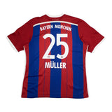 Buy 2014/15 Bayern Munich Muller 25 Home Shirt (XL) Adidas ~ Free worldwide shipping ~ Authentic Vintage Football Shirts from Cult Kits