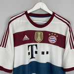 Shop 2014/15 BAYERN MUNICH ROBBEN #10 AWAY SHIRT (XL) ADIDAS, classic football shirts, vintage football shirts & retro soccer jerseys at Cult Kits