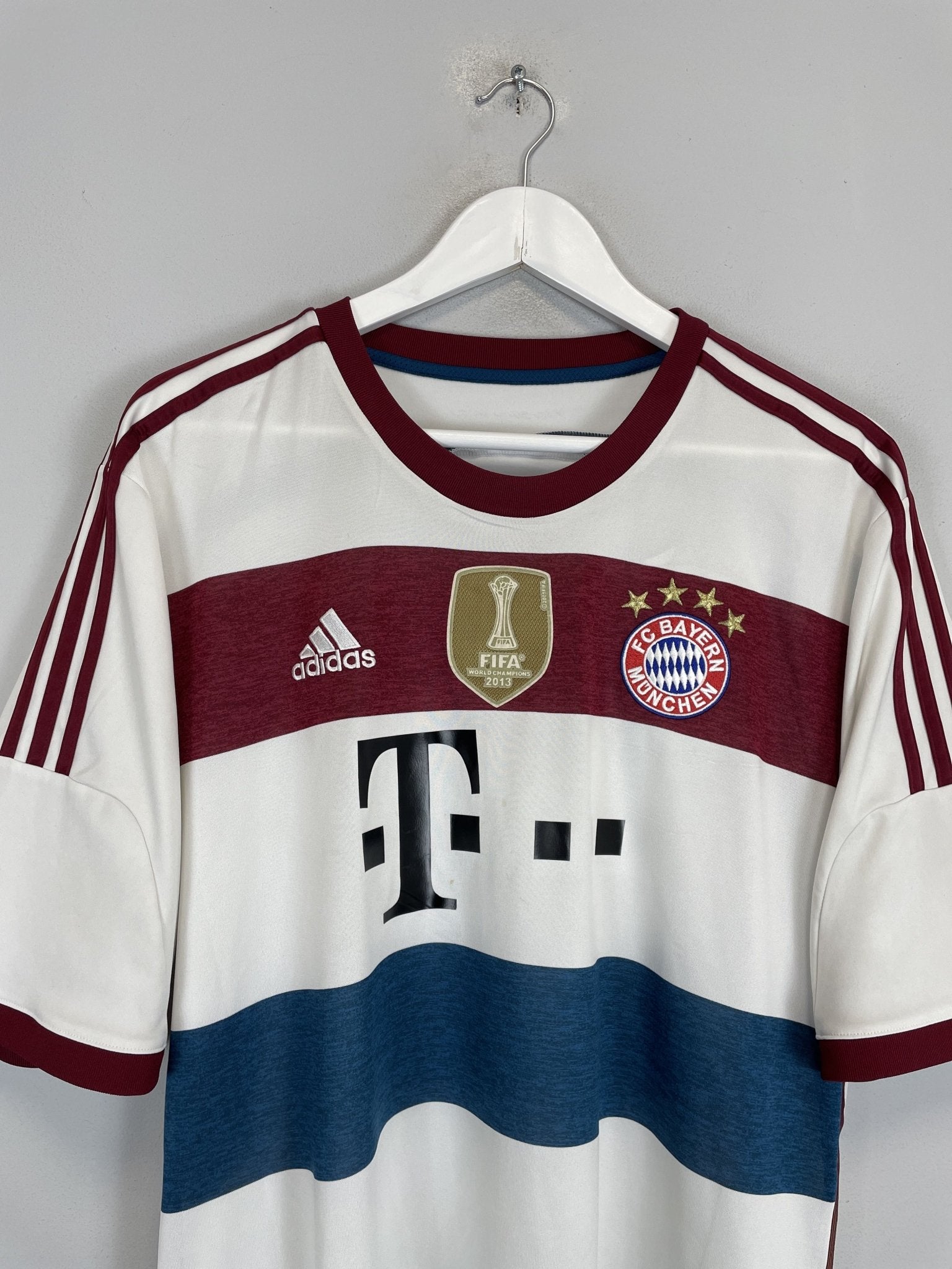 Shop 2014/15 BAYERN MUNICH ROBBEN #10 AWAY SHIRT (XL) ADIDAS, classic football shirts, vintage football shirts & retro soccer jerseys at Cult Kits