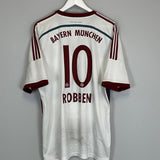 Shop 2014/15 BAYERN MUNICH ROBBEN #10 AWAY SHIRT (XL) ADIDAS, classic football shirts, vintage football shirts & retro soccer jerseys at Cult Kits