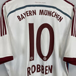 Shop 2014/15 BAYERN MUNICH ROBBEN #10 AWAY SHIRT (XL) ADIDAS, classic football shirts, vintage football shirts & retro soccer jerseys at Cult Kits