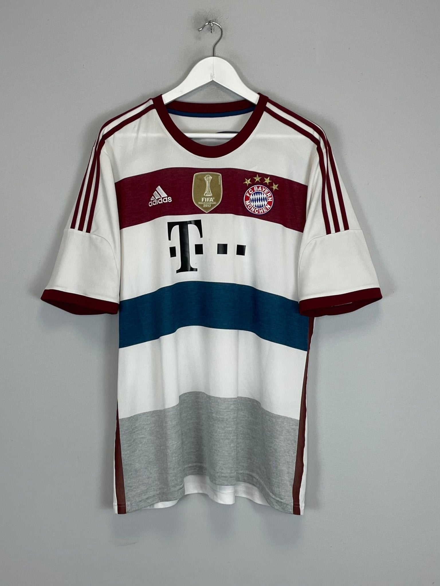 Shop 2014/15 BAYERN MUNICH ROBBEN #10 AWAY SHIRT (XL) ADIDAS, classic football shirts, vintage football shirts & retro soccer jerseys at Cult Kits