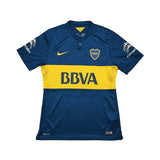 Buy 2014/15 Boca Juniors Carlitos 10 *Authentic* Home Shirt (M) Nike ~ Free worldwide shipping available ~ Authentic Vintage Football Shirts from Cult Kits