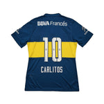 Buy 2014/15 Boca Juniors Carlitos 10 *Authentic* Home Shirt (M) Nike ~ Free worldwide shipping available ~ Authentic Vintage Football Shirts from Cult Kits