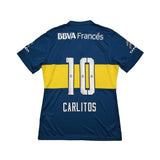 Buy 2014/15 Boca Juniors Carlitos 10 *Authentic* Home Shirt (M) Nike ~ Free worldwide shipping available ~ Authentic Vintage Football Shirts from Cult Kits