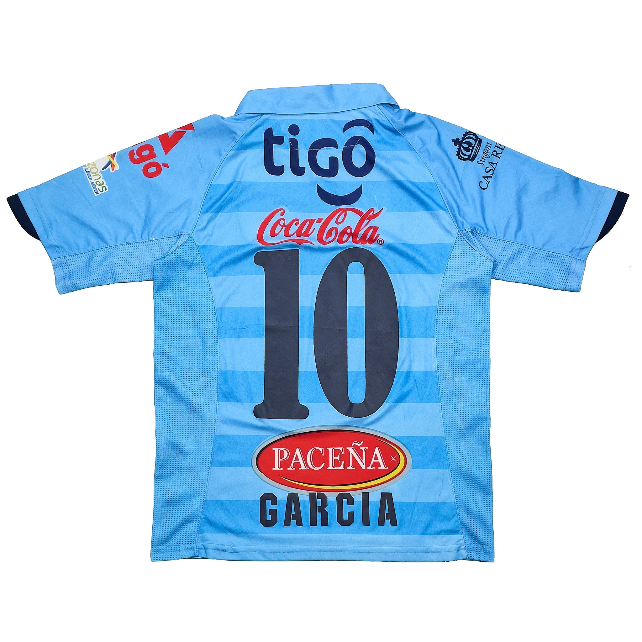 Buy 2014/15 Bolivar Garcia 10 Home Shirt (L) Marathon ~ Free worldwide shipping ~ Authentic Vintage Football Shirts from Cult Kits