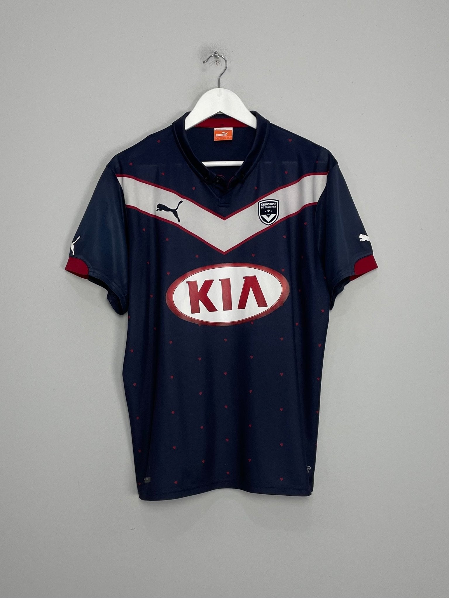 Shop 2014/15 BORDEAUX HOME SHIRT (L) PUMA, classic football shirts, vintage football shirts & retro soccer jerseys at Cult Kits