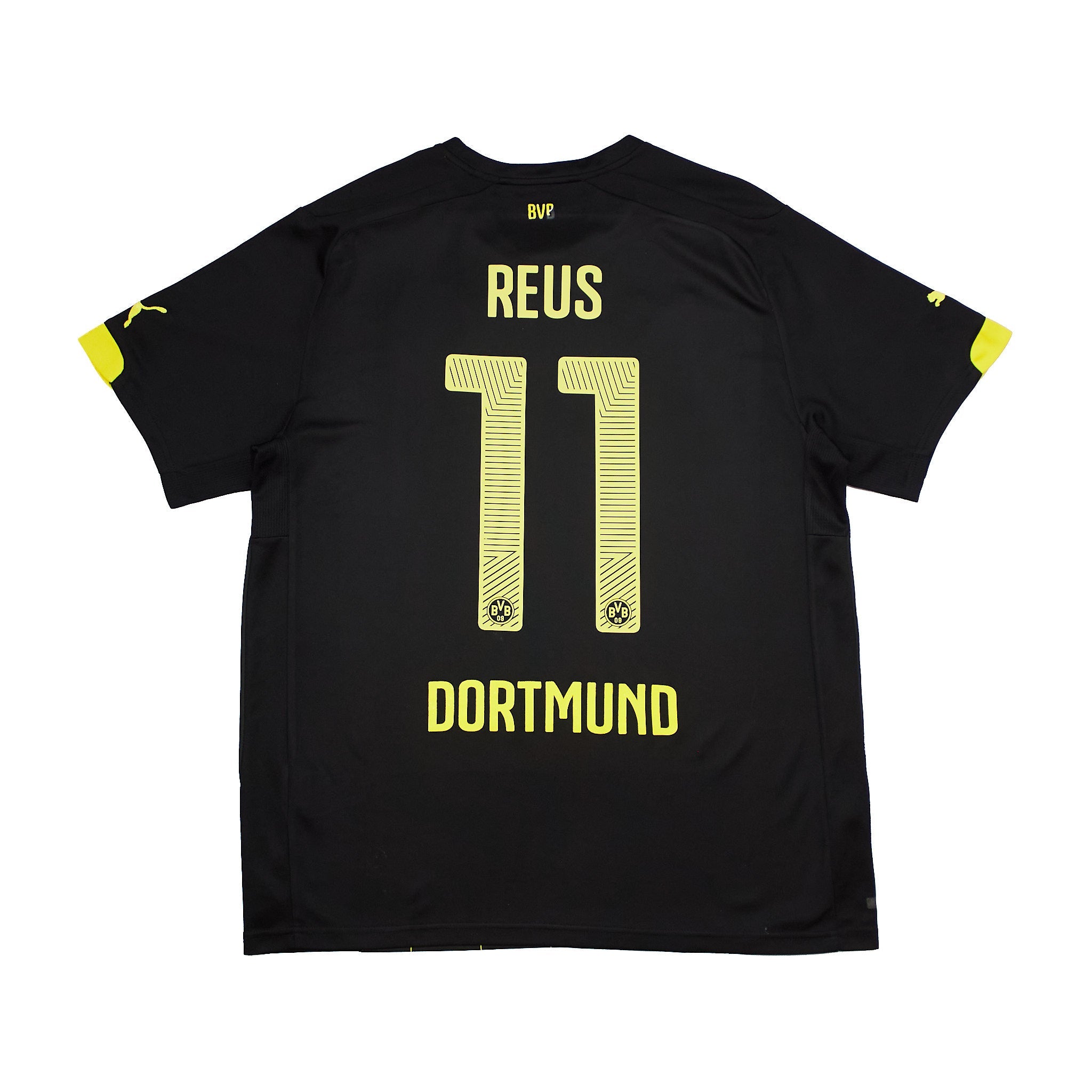 Buy 2014/15 Borussia Dortmund Reus 11 Away Shirt (L) Puma ~ Free worldwide shipping ~ Authentic Vintage Football Shirts from Cult Kits