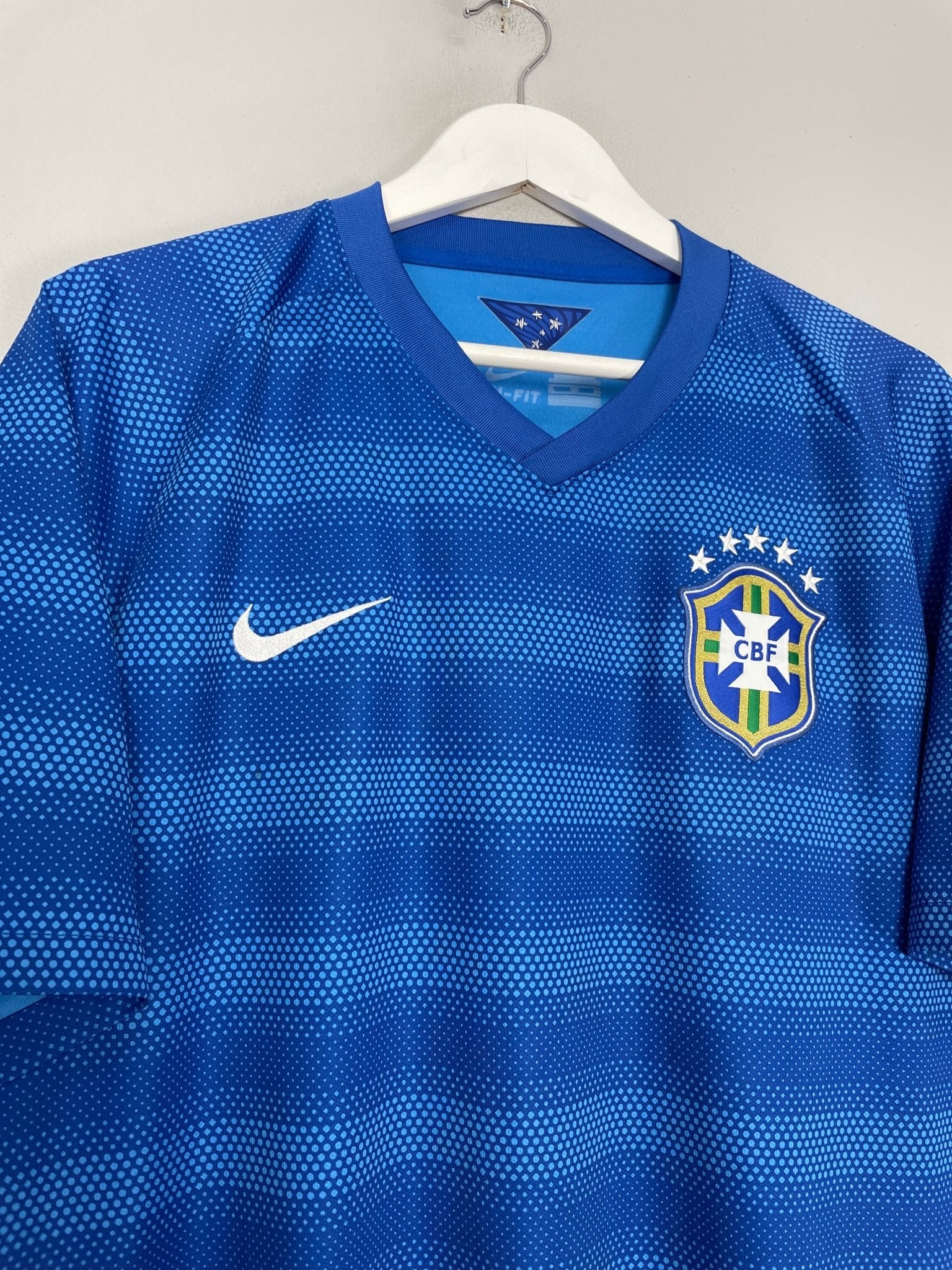 Shop 2014/15 BRAZIL AWAY SHIRT (XL) NIKE, classic football shirts, vintage football shirts & retro soccer jerseys at Cult Kits