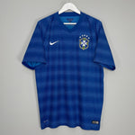 Shop 2014/15 BRAZIL AWAY SHIRT (XL) NIKE, classic football shirts, vintage football shirts & retro soccer jerseys at Cult Kits
