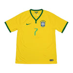 Buy 2014/15 BRAZIL HULK 7 HOME SHIRT (L) NIKE ~ Free worldwide shipping available ~ Authentic Vintage Football Shirts from Cult Kits