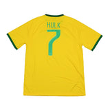 Buy 2014/15 BRAZIL HULK 7 HOME SHIRT (L) NIKE ~ Free worldwide shipping available ~ Authentic Vintage Football Shirts from Cult Kits
