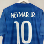 Shop 2014/15 BRAZIL NEYMAR #10 AWAY SHIRT (L) NIKE, classic football shirts, vintage football shirts & retro soccer jerseys at Cult Kits