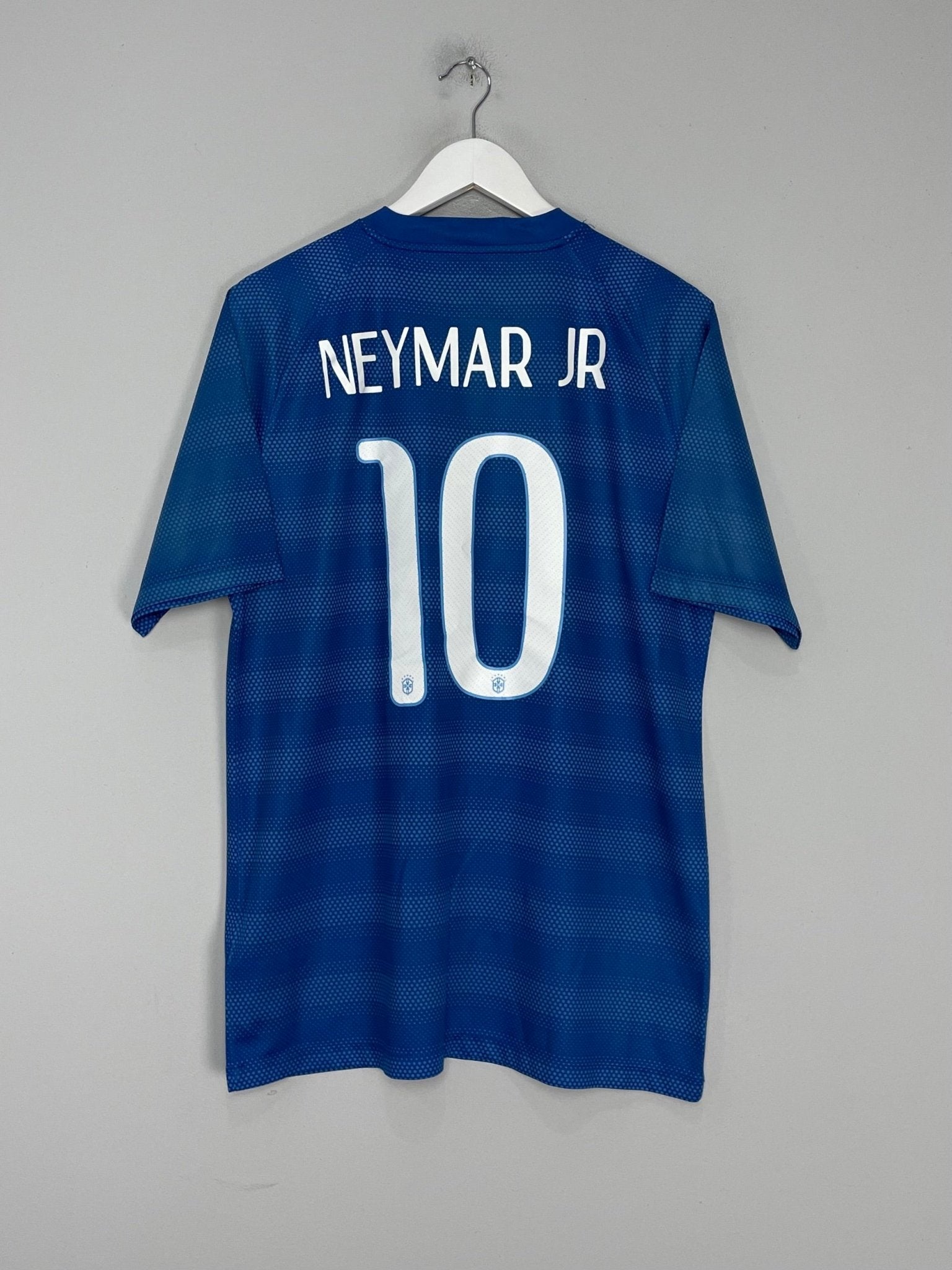 Shop 2014/15 BRAZIL NEYMAR #10 AWAY SHIRT (L) NIKE, classic football shirts, vintage football shirts & retro soccer jerseys at Cult Kits