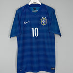Shop 2014/15 BRAZIL NEYMAR #10 AWAY SHIRT (L) NIKE, classic football shirts, vintage football shirts & retro soccer jerseys at Cult Kits
