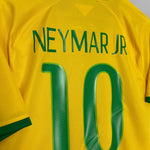 Shop 2014/15 BRAZIL NEYMAR #10 HOME SHIRT (M) NIKE, classic football shirts, vintage football shirts & retro soccer jerseys at Cult Kits