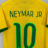 Shop 2014/15 BRAZIL NEYMAR JR #10 *AUTHENTIC* HOME SHIRT (M) NIKE, classic football shirts, vintage football shirts & retro soccer jerseys at Cult Kits