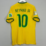 Shop 2014/15 BRAZIL NEYMAR JR #10 *AUTHENTIC* HOME SHIRT (XL) NIKE, classic football shirts, vintage football shirts & retro soccer jerseys at Cult Kits