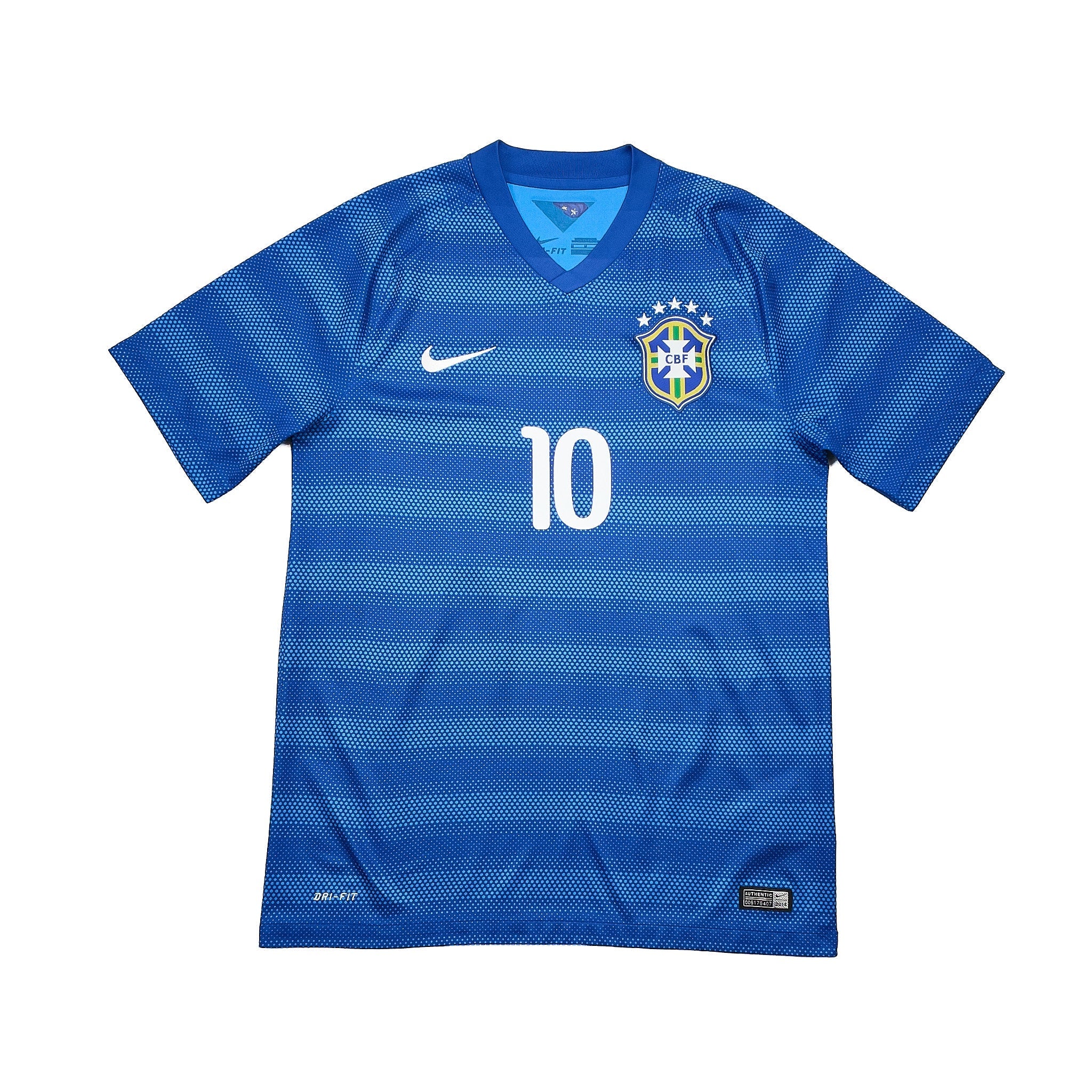 Buy 2014/15 Brazil Neymar JR 10 Away Shirt (M) Nike ~ Free worldwide shipping ~ Authentic Vintage Football Shirts from Cult Kits