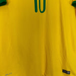 Shop 2014/15 BRAZIL NEYMAR JR #10 HOME SHIRT (L) NIKE, classic football shirts, vintage football shirts & retro soccer jerseys at Cult Kits