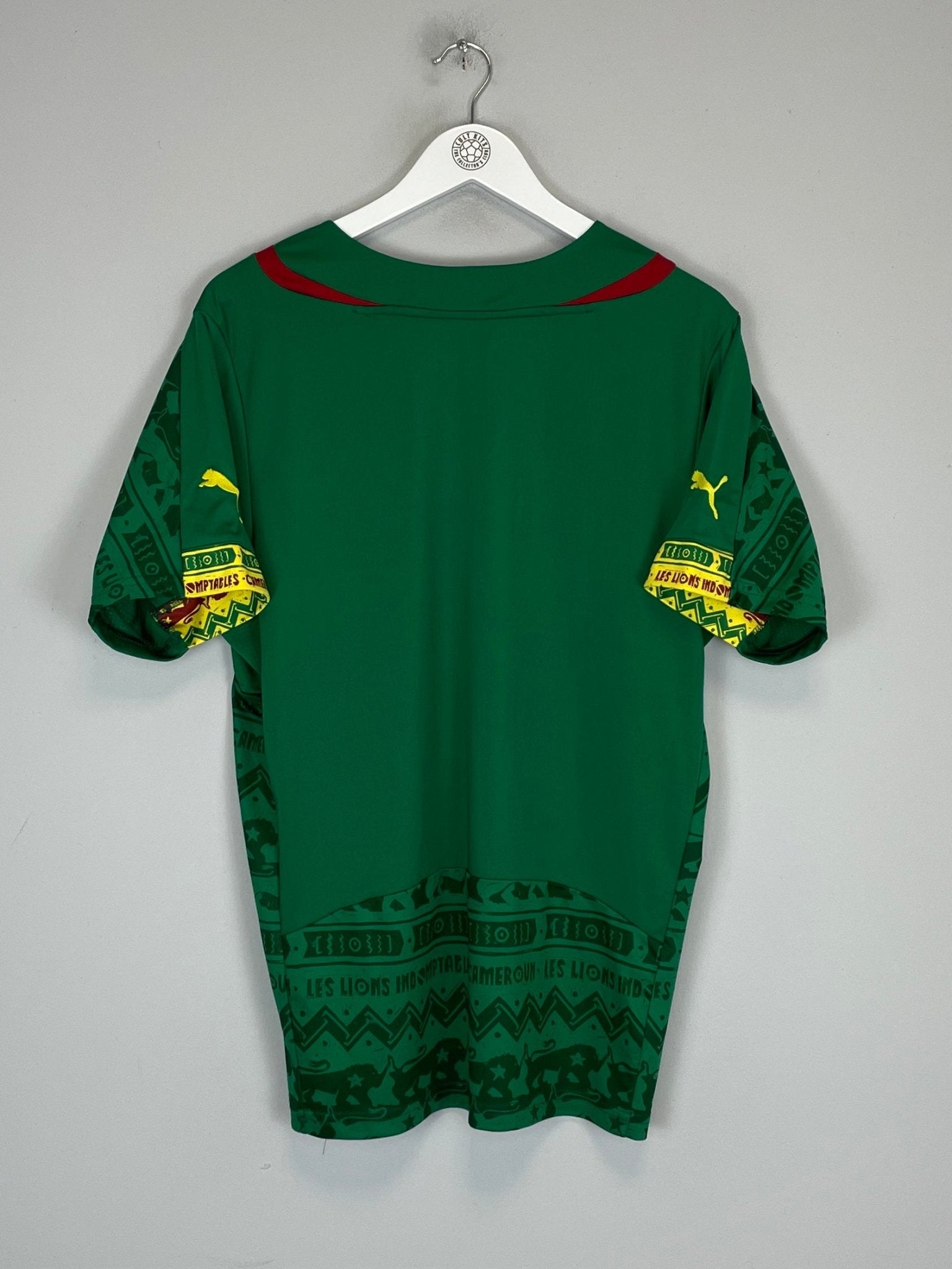 Shop 2014/15 CAMEROON HOME SHIRT (L) PUMA, classic football shirts, vintage football shirts & retro soccer jerseys at Cult Kits