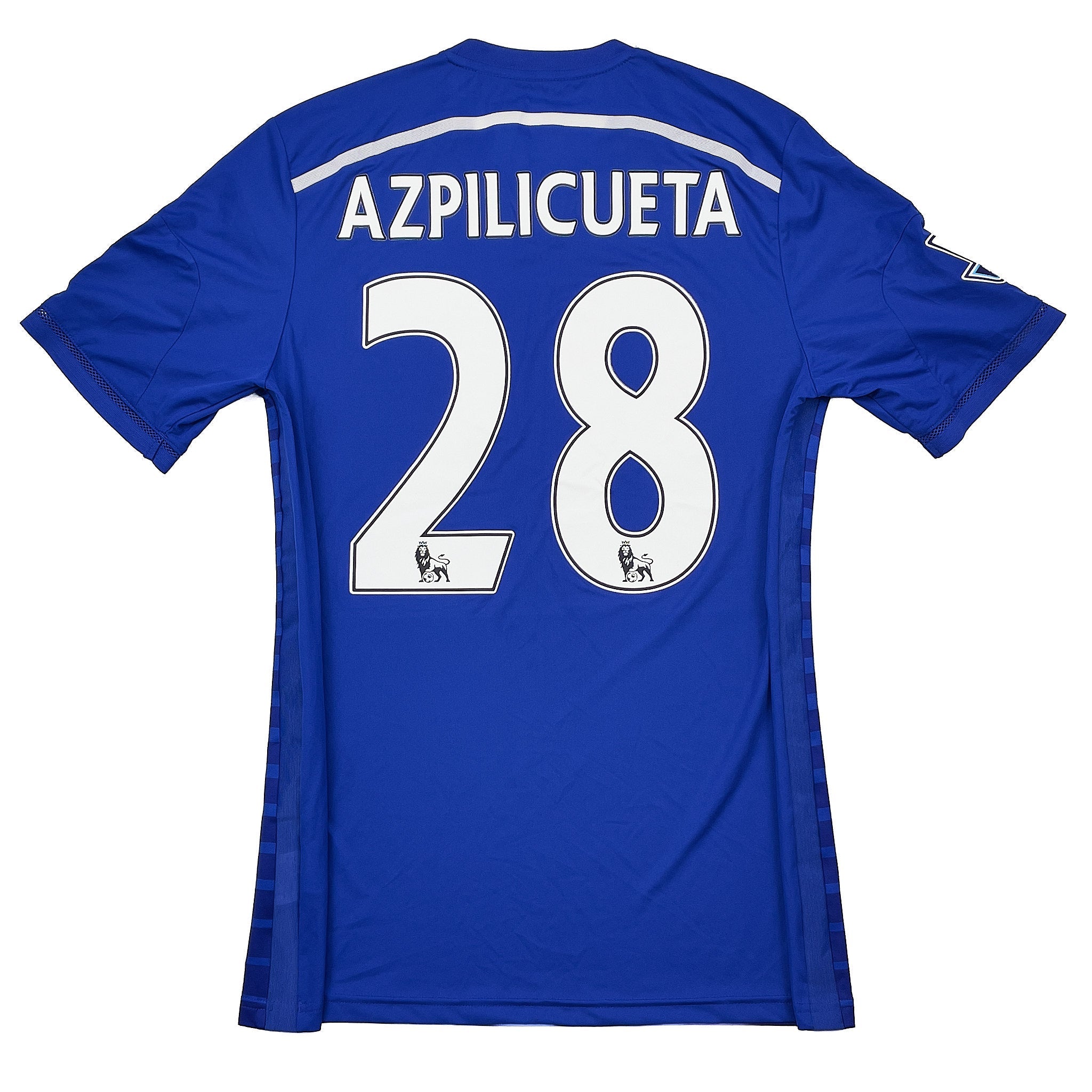 Buy 2014/15 CHELSEA AZPILICUETA 26 *MATCH WORN vs MANCHESTER UNITED* HOME SHIRT (M) ADIDAS ~ Free worldwide shipping available ~ Authentic Vintage Football Shirts from Cult Kits