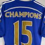 Shop 2014/15 CHELSEA CHAMPIONS #15 HOME SHIRT (M) ADIDAS, classic football shirts, vintage football shirts & retro soccer jerseys at Cult Kits