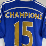 Shop 2014/15 CHELSEA CHAMPIONS #15 HOME SHIRT (M) ADIDAS, classic football shirts, vintage football shirts & retro soccer jerseys at Cult Kits