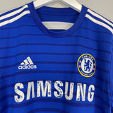 Shop 2014/15 CHELSEA CHAMPIONS #15 HOME SHIRT (M) ADIDAS, classic football shirts, vintage football shirts & retro soccer jerseys at Cult Kits