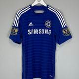 Shop 2014/15 CHELSEA CHAMPIONS #15 HOME SHIRT (M) ADIDAS, classic football shirts, vintage football shirts & retro soccer jerseys at Cult Kits