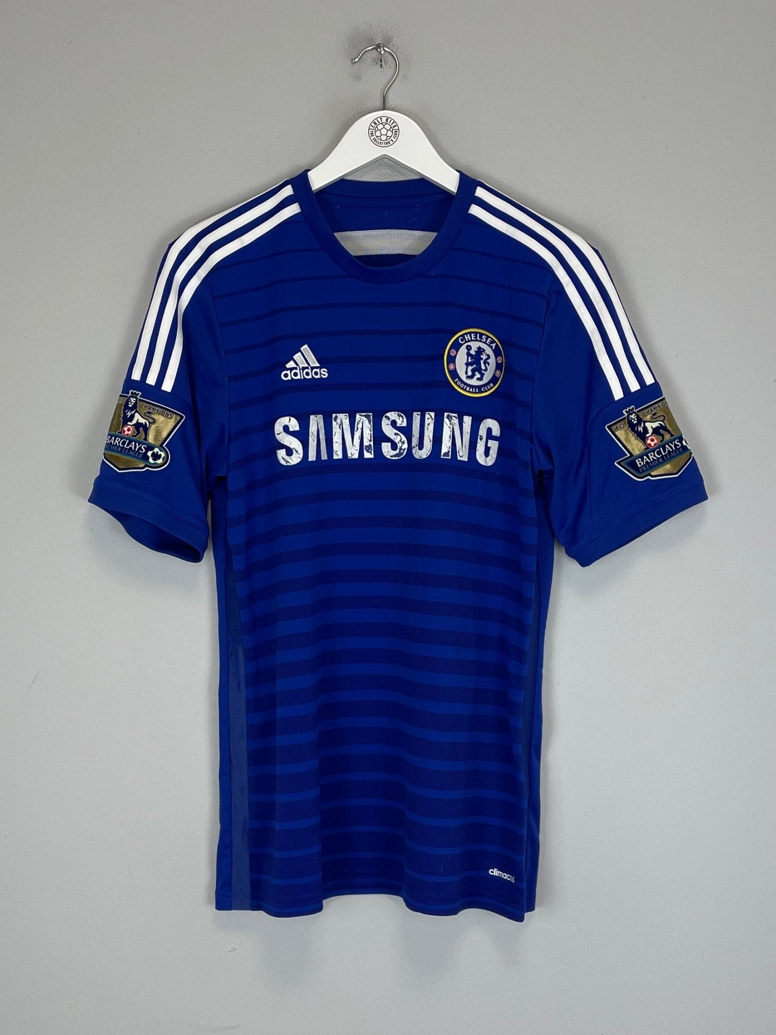 Shop 2014/15 CHELSEA CHAMPIONS #15 HOME SHIRT (M) ADIDAS, classic football shirts, vintage football shirts & retro soccer jerseys at Cult Kits