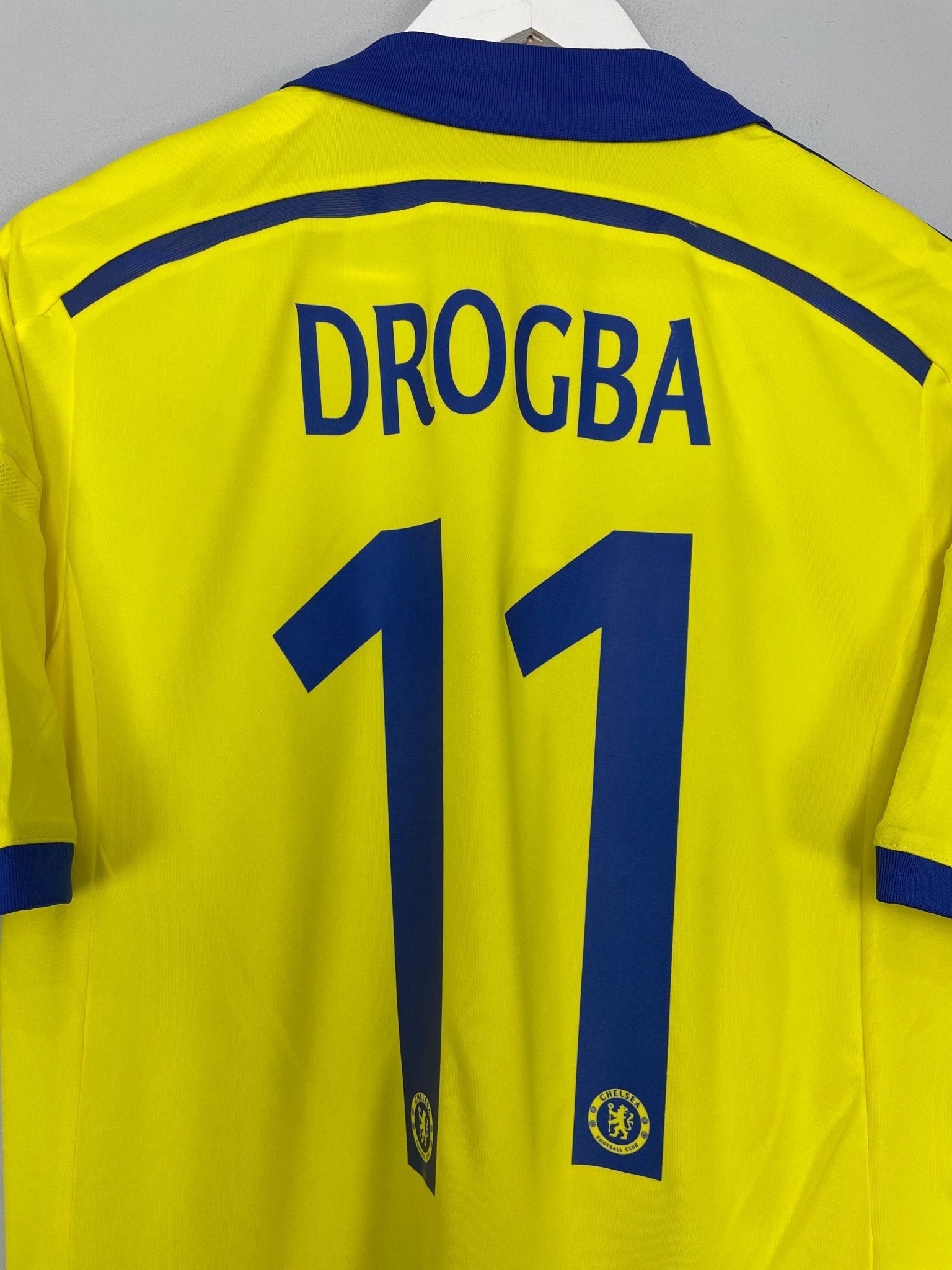 Shop 2014/15 CHELSEA DROGBA #11 AWAY SHIRT (S) ADIDAS, classic football shirts, vintage football shirts & retro soccer jerseys at Cult Kits