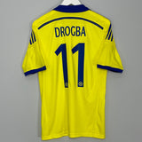 Shop 2014/15 CHELSEA DROGBA #11 AWAY SHIRT (S) ADIDAS, classic football shirts, vintage football shirts & retro soccer jerseys at Cult Kits